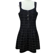 定価31万 未使用 GUCCI ニット ワンピース ウールラメ ジャガード #L