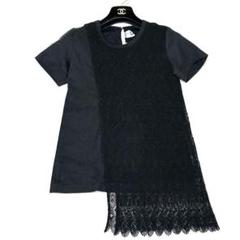 ✨セール！✨美品！✨Noir Kei Ninomiya　 お袖が可愛いカットソー Pick up 『noir kei ninomiya』 Cotton×Tulle Tops 肌触りのいい