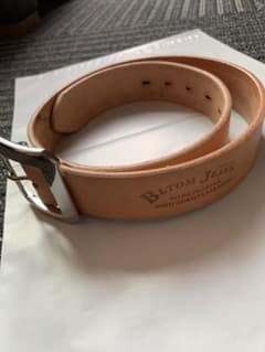 BLTOM JEANS ブルトムジーンズ 日本製 高品質 レザーベルト 未使用 BLTOM JEANS ブルトムジーンズ 日本製 高品質 レザーベルト 未