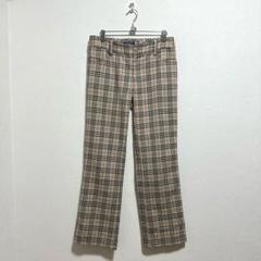 《BURBERRY BLUE LABEL》 (38)スラックス チェック ウール