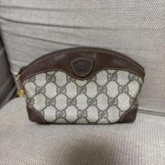 GUCCI 黒 GGパターン ポーチ GUCCI グッチ ポーチ GGキャンバス ブラック GGパターン - メルカリ