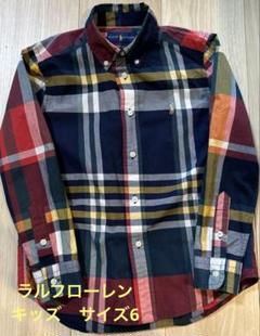 Ralph Lauren チェック柄長袖シャツ サイズ6