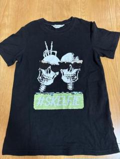 H&M スカルプリント Tシャツ (140-152cm)