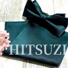 蝶ネクタイ　結婚式　披露宴　メンズ　グリーン　新郎　小物　 0w8s
