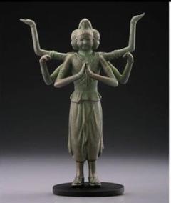 仏像立体図録廻 阿修羅 ブロンズ風