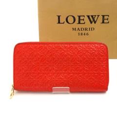 【数量限定】 ✨新品未使用✨ LOEWE 長財布 アマソナ アナグラム ラウンド 小物