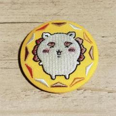 【美品】ちいかわ　刺繍缶バッジ　シーサーのサムネイル