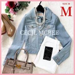 未使用級【CECIL MCBEE】M ロゴボタン Gジャン Y2K 美品　ロゴのサムネイル