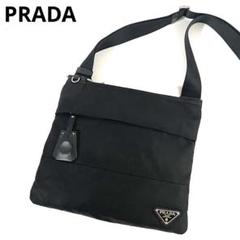 【美品〜良品】PRADA プラダ ショルダーバッグ ナイロン×レザー 黒のサムネイル