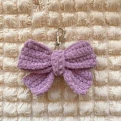 リボン チャーム ハンドメイド キーホルダー