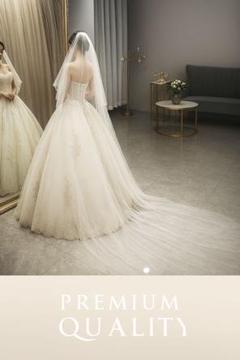 ウェディングベール　3m 結婚式　ホワイト　チュール　花嫁　ロング　華やか