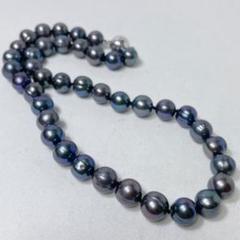 SILVER925 黒蝶真珠 マグネット式留め具 ネックレス SILVER925 黒蝶真珠 マグネット式留め具 ネックレス - メルカリ