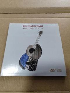 RICHARD PAGE / SOLO ACOUSTIC　CD+DVD 廃盤貴重