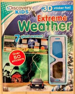 Extreme Weather❤ 3Dメガネ 50枚シール付 多読 英語 天気