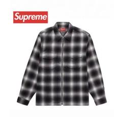 Supreme Shadow Plaid Flannel ZipUp Shirtのサムネイル
