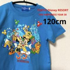 東京ディズニーリゾート　ハピネスイヤー　30周年 記念Tシャツ　120センチ