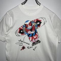 奴凧　Tシャツ　サイズ実寸　シングルステッチ　隈取　歌舞伎　90s 希少　古着