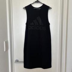 adidas ノースリーブ ワンピース 黒　US sサイズ adidas ノースリーブワンピース 黒 XS - メルカリ