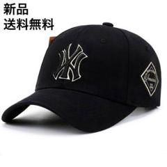 激レア物⭐️新品ロゴベースボールキャップ 帽子 NYブラック ストリートのサムネイル