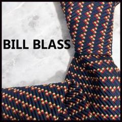BILL BLASS ビルブラス ネクタイ ネイビー系 総柄