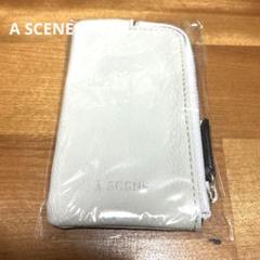 A SCENE 付け替えケース iPhoneケース グレージュ