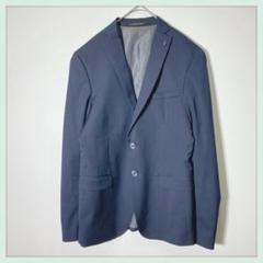 【極美品】ZARAMAN　ザラマン　テーラードジャケット　ネイビー　無地　M相当