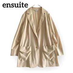 ensuite オーバーサイズジャケット【5】ギャザー　ゆったり　羽織　アウター