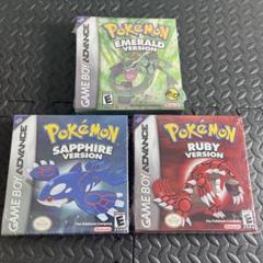 GBA ゲームソフト ポケットモンスター ルビー サファイア