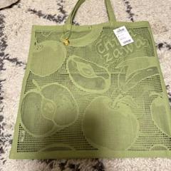 新品タグ付き】近沢レース エコバッグ りんご グリーン - メルカリ