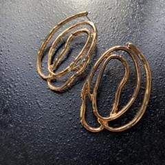 【うずまきゴールド】インポートピアス zara todayful malaika