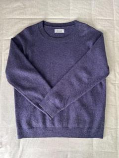 ファルコネリ FALCONERI カシミヤハイゲージ クルーネックニットS46 ファルコネリ FALCONERI カシミヤハイゲージ クルーネックニットS46