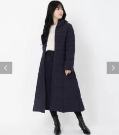 未使用 デサント製クレージュダウンコート Aライン ストロベリーフィールズダウン 未使用 デサント製クレージュダウンコート Aライン ストロベリー