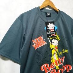 新品　ベティーブープ　ベティ Tシャツ　Lサイズ　BettyBoop　グレー