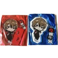 R4G × ペルソナ5 ザ・ロイヤル アクリルキーチェーン 明智吾郎 2点セット 駿河屋 -<中古>明智吾郎 「ペルソナ5 ザ・ロイヤル×R4G SD