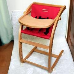 【美品】ファルスカ スクロールチェアプラス レッド