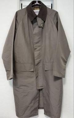 即購入可　Barbour ロングコート　ダークグレー　ブラウン　38 即購入可 Barbour ロングコート ダークグレー ブラウン 38