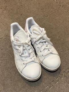 adidas Stan Smith ホワイト/パープル　スニーカーのサムネイル