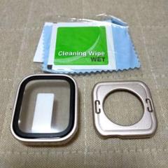 フルカバー AppleWatch カバー 41mm スターライト ケース