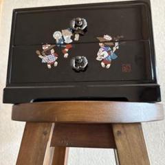木製小物入れ　山中漆器