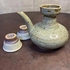 茶壺　ブルー系　照屋窯　#64 茶壺 ブルー系 照屋窯 #64