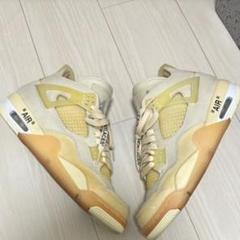 Off-White Nike Women's Air Jordan 4 Sail