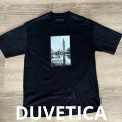 極美品　DUVETICA　Tシャツ　ロゴ　ブラック　半袖　M　40 メンズ Tシャツ・カットソー -デュベティカ オンラインストア