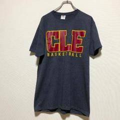 【NBA】カットソー 半袖Tシャツ バスケットボール US古着 英字プリント アメリカ古着 CLE バスケットボール バスケ 半袖 Tシャツ NBA