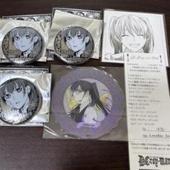 D.Gray-man Dグレ カフェ アクリルコースター 白銀缶バッジ リナリー