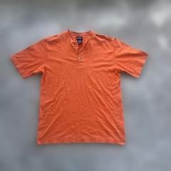 90s Puritanクルーネック Tシャツ オレンジ メキシコ製vintage