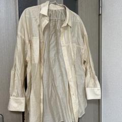 【未使用】ベージュ 長袖シャツ 薄手
