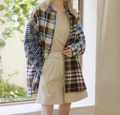 TOPANGA Lady'　パッチワークチェックシャツ TOPANGA Lady' パッチワークチェックシャツ : 輸入雑貨屋 BON
