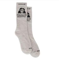 RIPNDIP Cat Lady Socks (Oatmeal Heather)のサムネイル