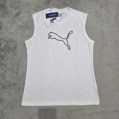 【未使用】PUMA　プーマ　ノースリーブ　プラクティス　O　ホワイト　インナー