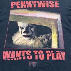 ムービーTシャツ IT ペニーワイズ Tシャツ Mサイズ ブラック